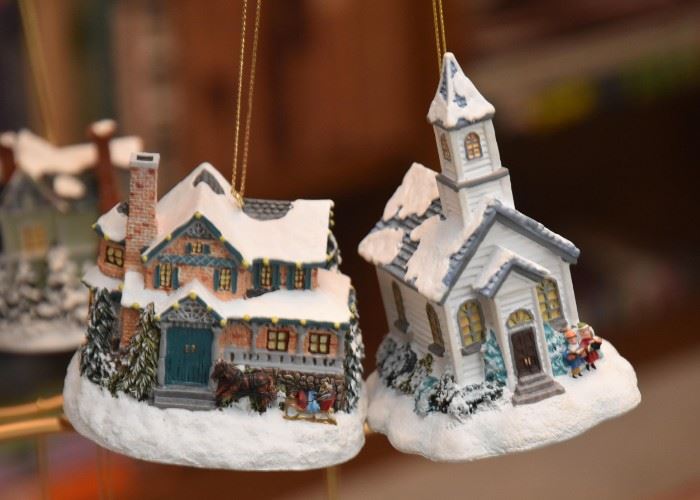 Thomas Kinkade Christmas Ornaments