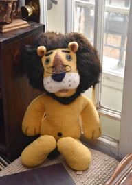 Vintage Harris Bank Lion Stuffed Animal