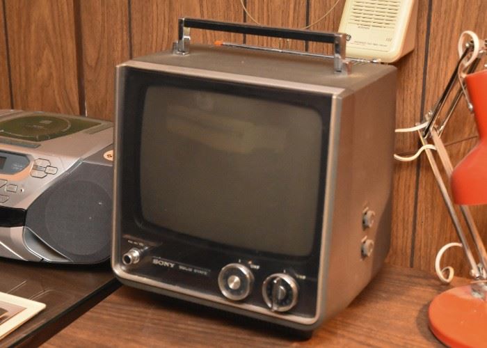 Vintage Sony Solid State Portable TV