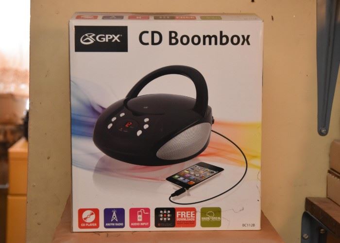 GPX CD Boombox (NIB)