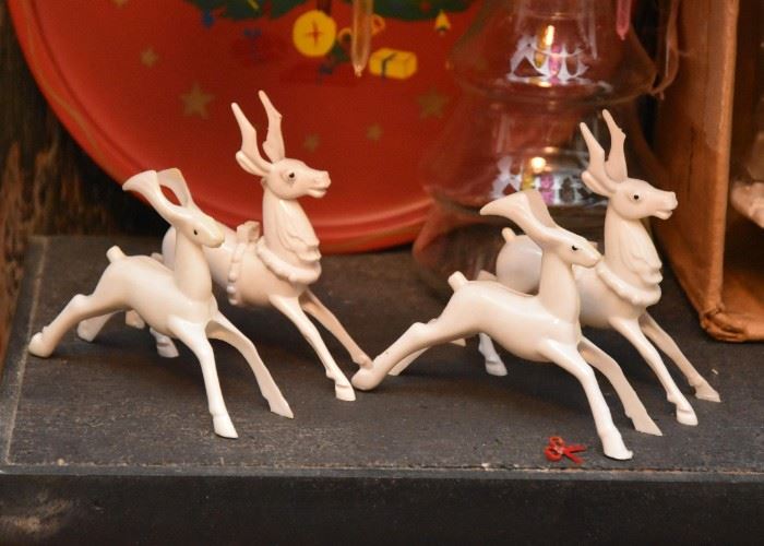 Vintage Christmas Decor - Reindeer