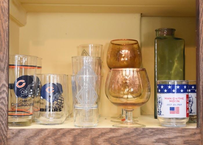 Glassware, Vintage Glasses & Stemware