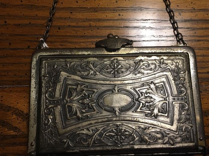 Silver plate  purse
