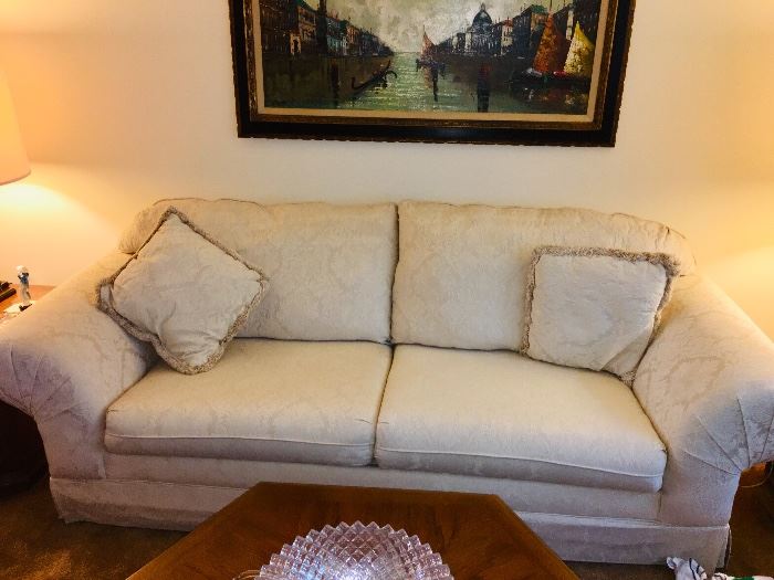 Upholstered sofa