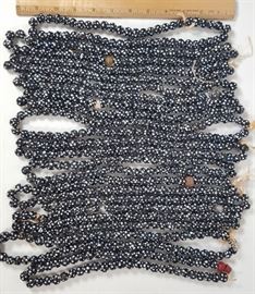 Antique African Trade Beads Venetian Skunk