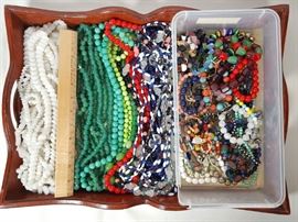 Antique Venetian African Trad Beads Czech