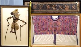 Art Ethnic framed fabricsa