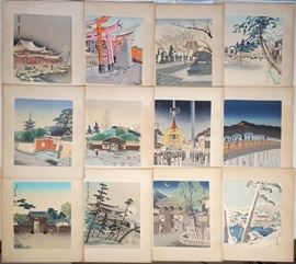 Art Japanese Woodblocks Tokyo a