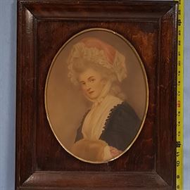 Art Portrait Wood Framed a