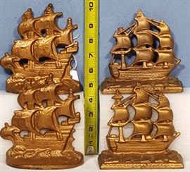 Artz Bookends Galleons Ships a