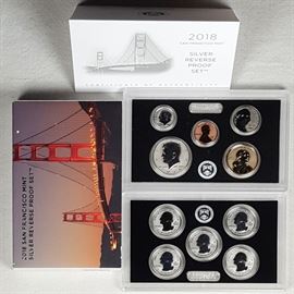 Coins 2018S Silver Reverse Cameo 10 Pc Proof Set a