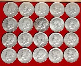 Coins Kennedy SilverHalf Dollars