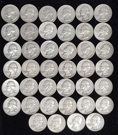Coins Silver Washington Quarters 6a
