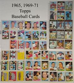 Ephemera Baseball Cards 1965 71 a