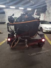 1 Hot Tar Kettle Roofing Asphalt on Trailer....