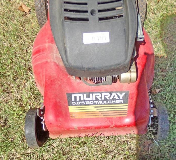 Murray push lawnmower starts and runs