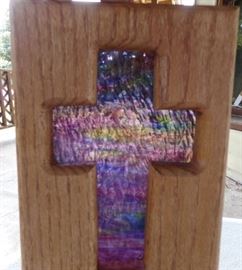 stained glass cross picture and stained glass pict ...