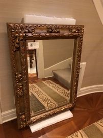 Beautiful beveled framed mirror. 
