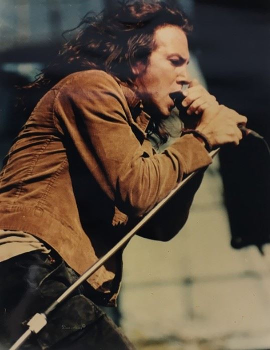 Eddie Vedder by legendary rock photographer Don Aters
