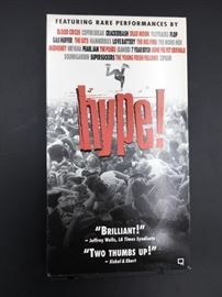 Pearl Jam and various artists Seattle "HYPE" VHS tape