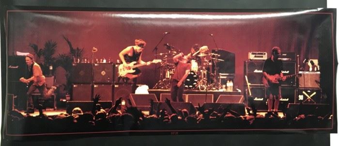 Rare Pearl Jam 2003 concert poster by Lance Mercer