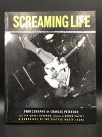 Copy of Screaming Life Book by Pearl Jam photographer Charles Peterson