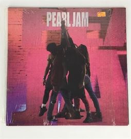 Rare Pearl Jam "Ten" Lp from 1991, with original packaging.