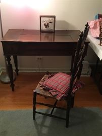 Vintage solid Mahogany desk