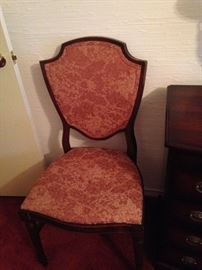 Upholstered bedroom chair