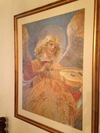 Angelic framed art