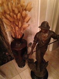 Bronze statue