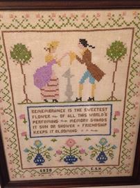 More framed handiwork
