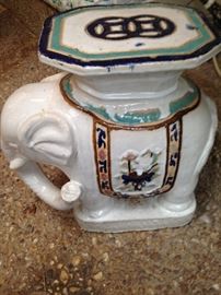 Elephant plant stand