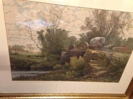 Framed art - country art