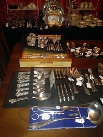 Lovely sterling silver dinnerware