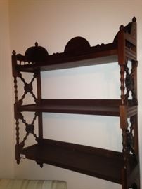Antique wall shelf