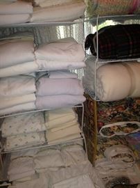 Sheets, blankets, and other linens