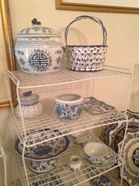 More blue & white accents