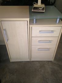 Part of the L-shape desk