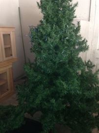 Christmas tree waiting to be decorated