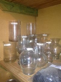 Assorted vases