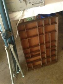 Movie screen and printer's box
