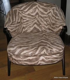 Fabric Covered Arm Chair