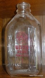 Willis Dairy Larger Milk Bottle