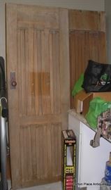 FOUR very old Doors, solid wood, details to come