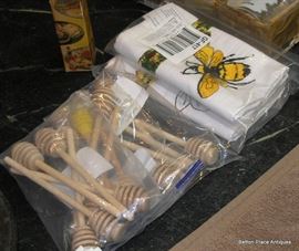 Bee Towels and  Stirrers