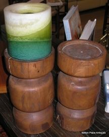 Large hand made Candle holders