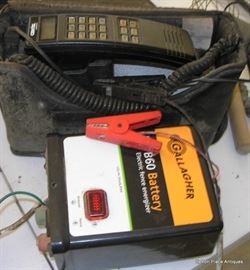 Old Centel car phone , electric fence charger