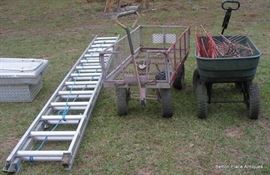 Ladder, one of many. Carts and more