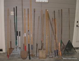 Lots of Garden Tools
